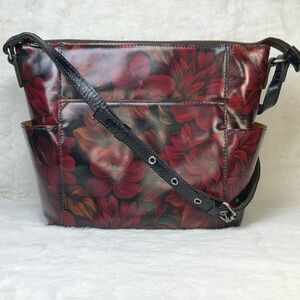 Patricia Nash Aveley Rustic Mums Crossbody Bag